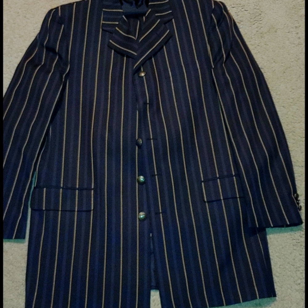 Fredo Genillì suit size 36L 100% brass button